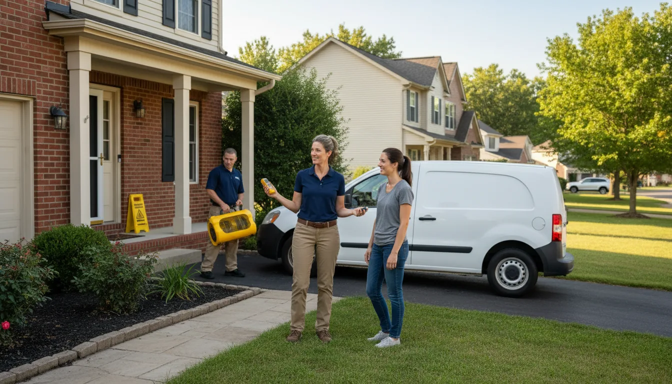 Water restoration image for Home Water Damage Repair in Middleton, MI